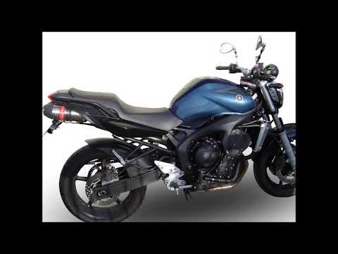 Yamaha Fz6 600-Fazer S1-S2 2004-13  Exhaust GPR Double Slip-on M3 Poppy 
