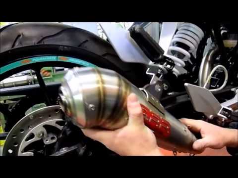 KTM Duke 200 2012-2021  Exhaust GPR Slip-on Deeptone Inox