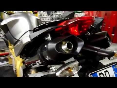 Aprilia Dorsoduro 900 2017-2020 Exhaust GPR Double Slip-on Grand Prix Evo Titanium Race - video 1