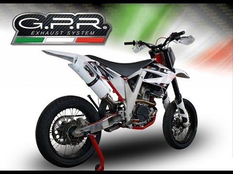 Ajp PR5 2015-2018 Exhaust GPR Slip-on Albus Ceramic