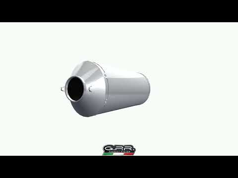 Honda CBF600 CBF600N 2004-2007 Exhaust GPR Slip-on Satinox High Level