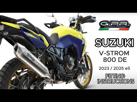 Suzuki V-Strom 800DE / 800SE 2025-2026 Exhaust GPR Slip-on Hyper Sonic Titanium