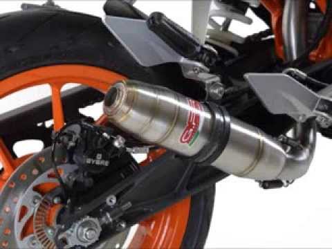 KTM Duke 390 2013-2016  Exhaust GPR Slip-on Deeptone Inox