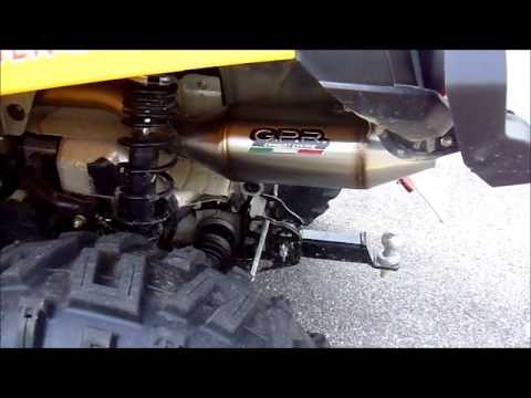 Can Am OutlandER500 Max 2013-2015 Exhaust GPR Slip-on Deeptone Atv
