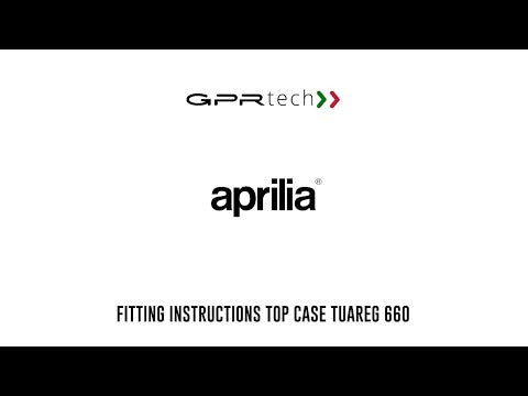 Aprilia Tuareg 660 2021-2024 GPR Tech Stainless Steel Top Case Mounting Plate 55L - video 1