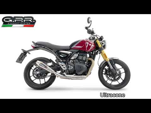 Triumph Speed 400 2023-2025 Exhaust GPR Slip-on Ultracone