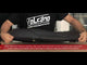 Fundas de asiento Volcano para Suzuki Hayabusa 2008-2020, delanteras y traseras, con aspecto de carbono y agarre en negro y azul.