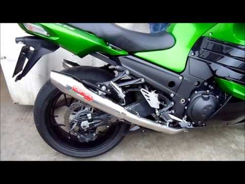 Kawasaki Zzr 1400 2012-2016  Exhaust GPR Double Slip-on Trioval