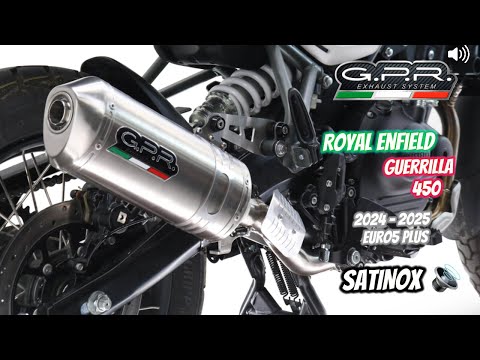 Royal Enfield Himalayan 450 2024-2025 Exhaust GPR Slip-on Satinox