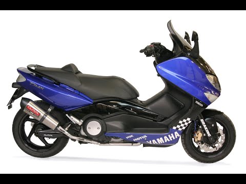 Yamaha T-Max 500 2001-2011  Exhaust GPR Full System Furore Nero