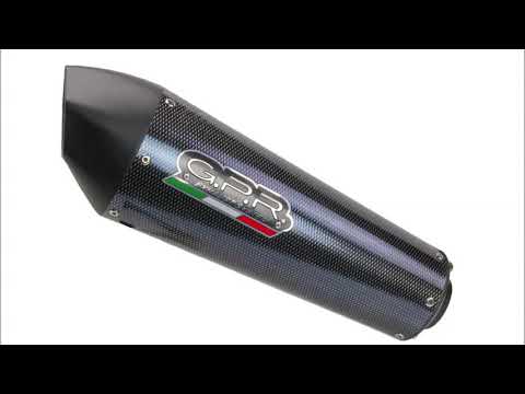 Kawasaki Klx 300 R 2020-2021 Exhaust GPR Full System Furore Nero