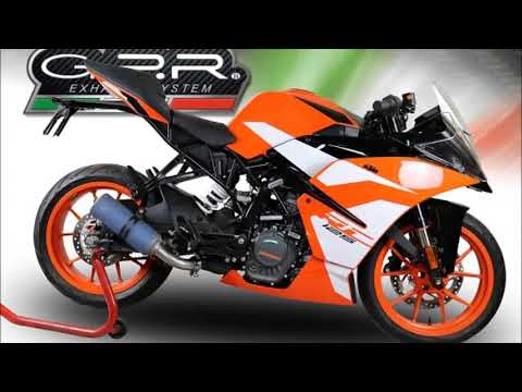 KTM Rc 125 2017-2020 Exhaust GPR Slip-on Furore Nero