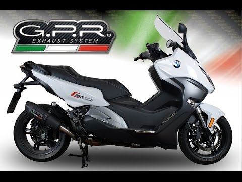 Bmw C650 Sport 2016-2020 Exhaust GPR Slip-on Furore Evo4 Nero