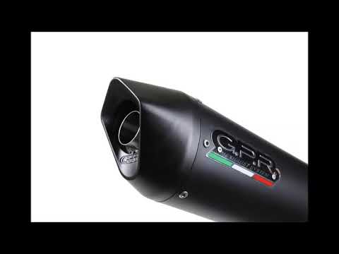 Honda Anf 125 Innova 1995-2012 Exhaust GPR Full System FURORE NERO