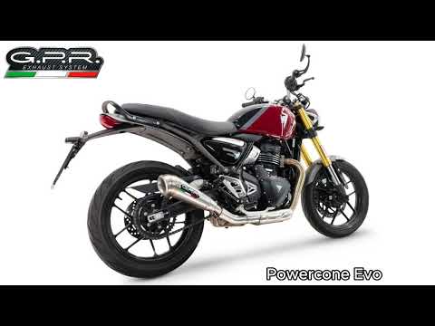 Triumph Speed 400 2023-2025 Exhaust GPR Slip-on Powercone Evo