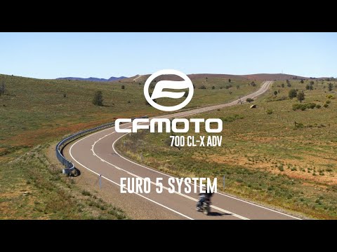 CF Moto 700 CL-X Sport 2022-2024 Exhaust GPR Slip-on Deeptone Inox - video 1