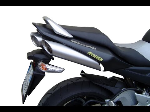 Suzuki Gsr 600 2006-2011 Ghost line Exhaust GPR Slip-on Titanium Oval