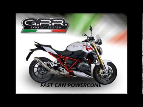 Bmw R1200R-Lc 2017-2019 Exhaust GPR Slip-on Albus Evo4