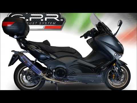 Yamaha T-Max 530 2012-2016  Exhaust GPR Full System Furore Nero