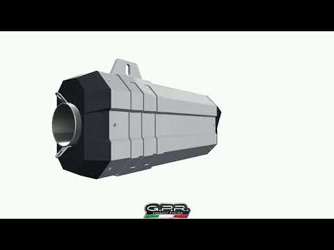 Suzuki V-Strom 800DE / 800SE 2025-2026 Exhaust GPR Slip-on Hyper Sonic Black Titanium