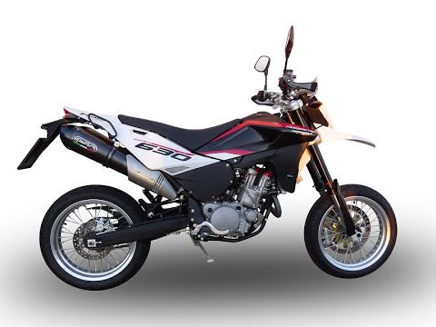 Husqvarna Te 630 E - Sms - Smr 2010-14 Exhaust GPR Double Slip-on Furore Poppy