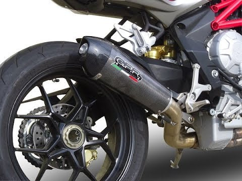 Mv Agusta Brutale 800 2012-2016-Rr  Exhaust GPR Slip-on M3 Inox 