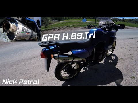 Honda Transalp Xl 600 V 1986-1999 Exhaust GPR Slip-on Trioval