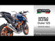 KTM 125 Duke 2024-2025 Exhaust GPR Slip-on GP-Revo Black Titanium