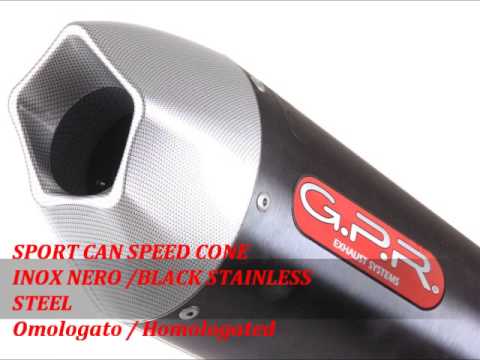 CF Moto 650 NK 2012-2016 Exhaust GPR Slip-on Furore-X Inox - video 1