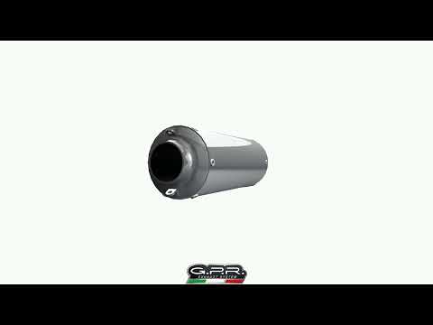 Yamaha MT03 2021-2024 Exhaust GPR Slip-on M3 Inox - video 3