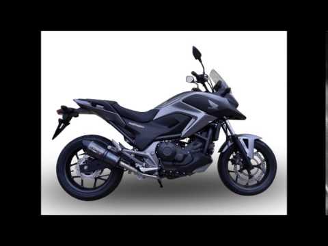 Honda Integra 700 2012-2013  Exhaust GPR Slip-on Furore Nero