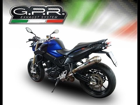 Bmw F800R 2017-2019 Exhaust GPR Slip-on M3 Inox 