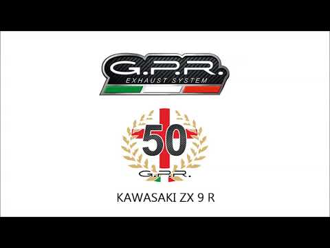 Kawasaki ZX9R - ZX900E 2000-2001 Exhaust GPR Slip-on Satinox 