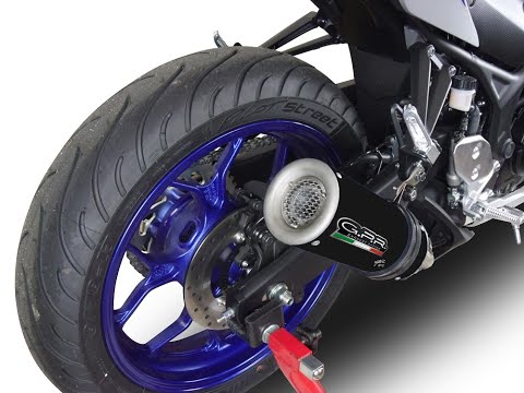 Yamaha Mt-03 300 2016-2017  Exhaust GPR Slip-on M3 Inox 