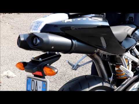 Bmw R1200S 2006-2008 Exhaust GPR Double Slip-on Furore Nero