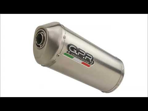 Honda XR650L 1993-2024 Exhaust, GPR Satinox Slip-on with Removable DB Killer, Link Pipe