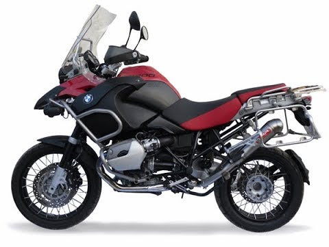 Bmw R1200GS Adventure 2010-2013 Exhaust GPR Slip-on Furore Nero