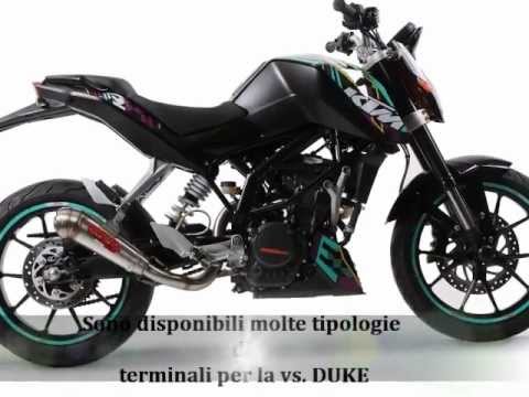 KTM Duke 200 2012-2021  Exhaust GPR Slip-on Furore Nero