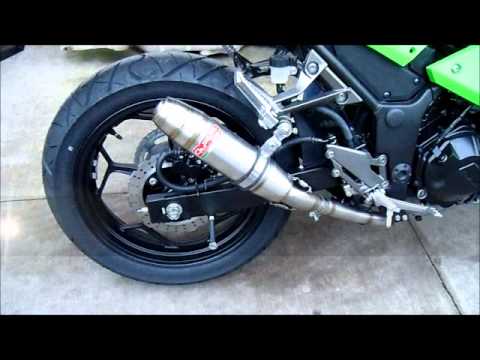 Kawasaki Ninja 300R 2012-2017  Exhaust GPR Full System Deeptone Inox