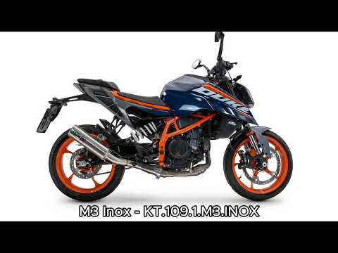 KTM 125 Duke 2024-2025 Exhaust GPR Slip-on M3 Inox