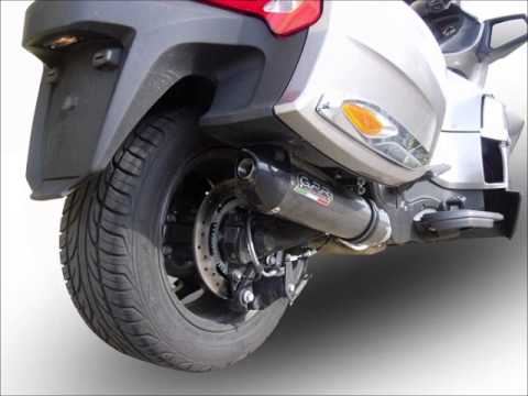 Can Am Spyder 1000 Rs 2008-2012 Exhaust GPR Slip-on Furore Nero