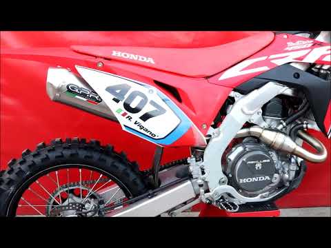 Honda CRF450R CRF450RX 2017-2019 Exhaust GPR Double Full Line Pentacross Full Titanium