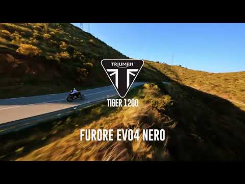 Escape GPR Slip-on Furore Evo4 Nero para Triumph Tiger 1200 GT - Rally 2022-2024