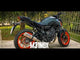 Yamaha Mt-07 2021-2024 Exhaust GPR Full System Furore Nero