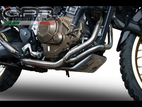 Honda CRF1000L Africa Twin 2015-2017  Exhaust GPR  Decat Pipe