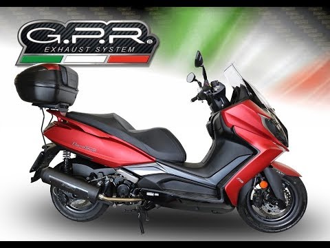Kymco Xciting 400 2012-2017 Exhaust GPR Full System Furore-X Scooter Race