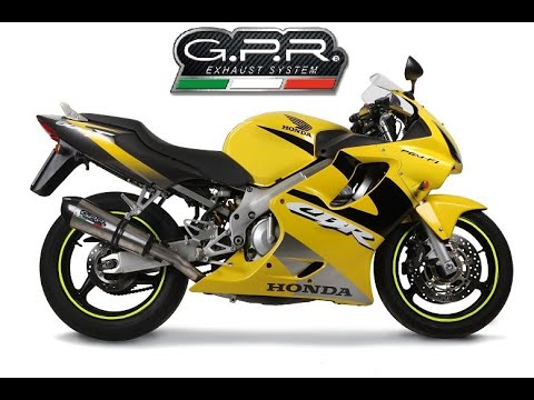Honda CBR600F - Sport 2001-2007  Exhaust GPR Slip-on Furore Nero