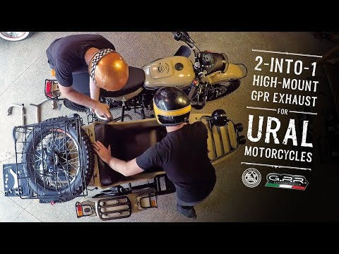 Ural Gear Up 2017-2019 Exhaust GPR Slip-on Ultracone