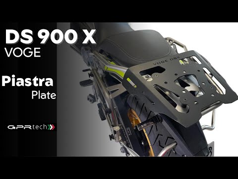 Voge 900DSX 2026-2027 GPR Tech 35L Aluminum Top Case, Silver with Mounting Plate - video 1