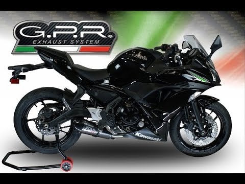 Kawasaki Ninja 650 2021-2022 Exhaust GPR Full System Furore Nero